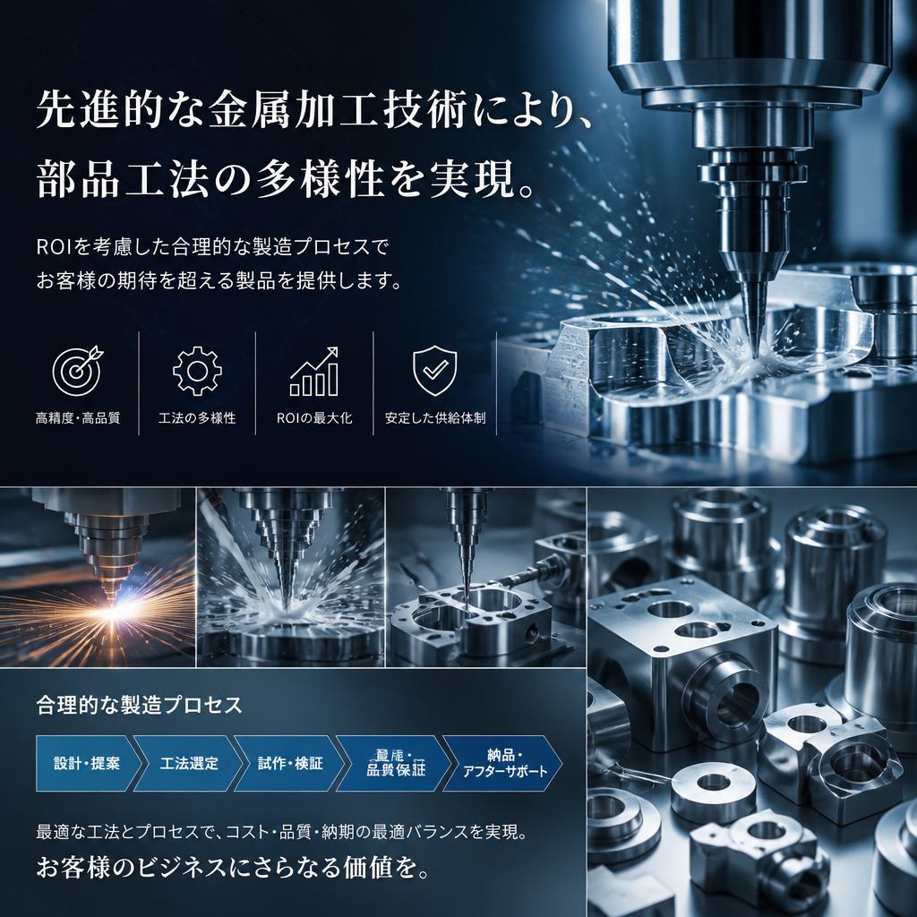 金属加工技術の高さを活かした製品